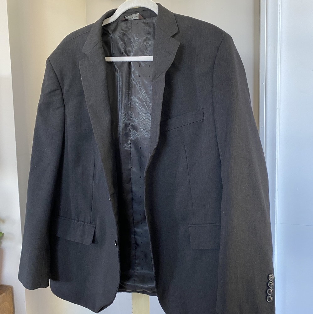 George Austin black suit jacket